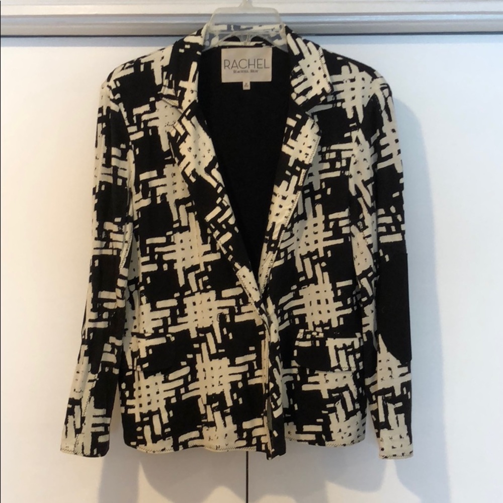Rachel Roy black and white blazer